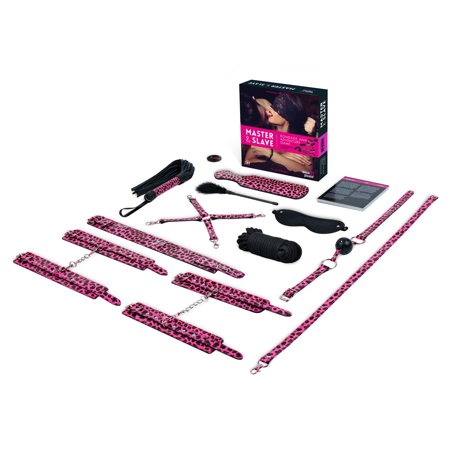Master & Slave Bondagespel - Roze