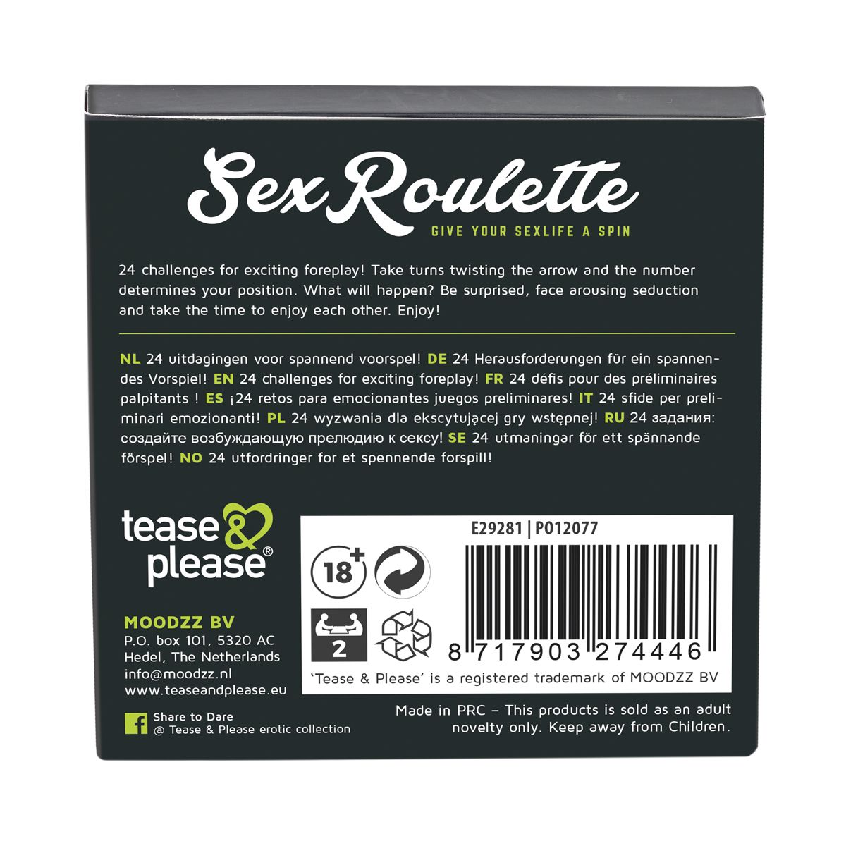 Sex Roulette - Foreplay - EasyToys