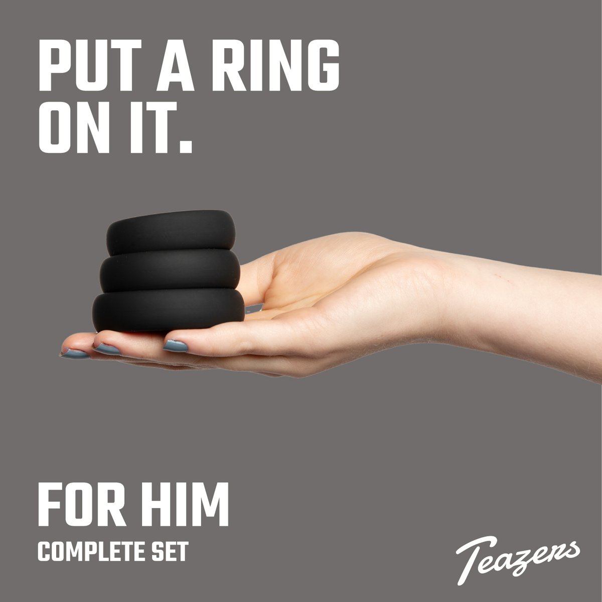 Teazers Cock- En Balring Set - 3 Stuks