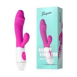 Realistic Rabbit Vibrator - Pink