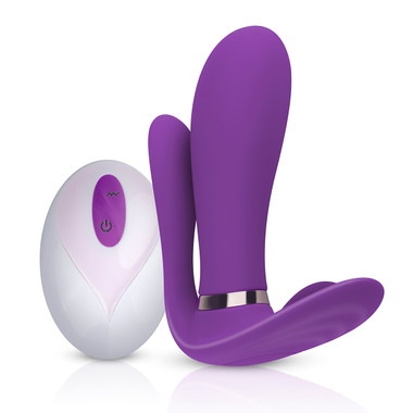 Vibro triple stimulation triple - Violet - EasyToys