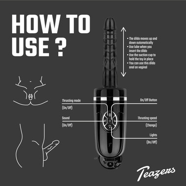 Teazers Thrusting Dildo Vibrator - EasyToys