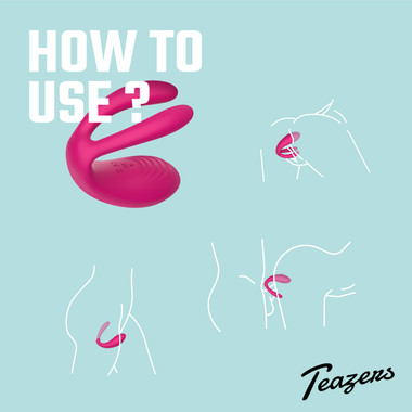 couples vibrator how to use Eva Hands-free Couples Vibrator – The Things We Do Beauty main image 1