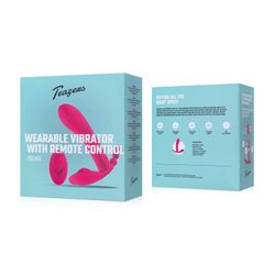 Teazers Vibromasseur Portable avec Télécommande