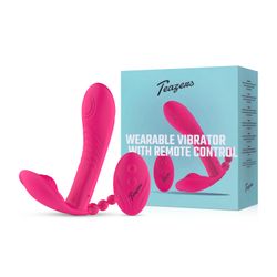 Teazers Vibrador Portátil con Control Remoto