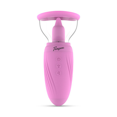 Teazers Suction Cup with Clitoris Vibrator - EasyToys