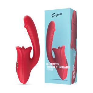 Teazers Dildo with Clitoris Stimulator Teazers Dildo with Clitoris Stimulator
