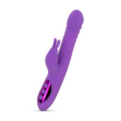 Teazers – Stotende, Verwarmende Rabbit Vibrator – Paars