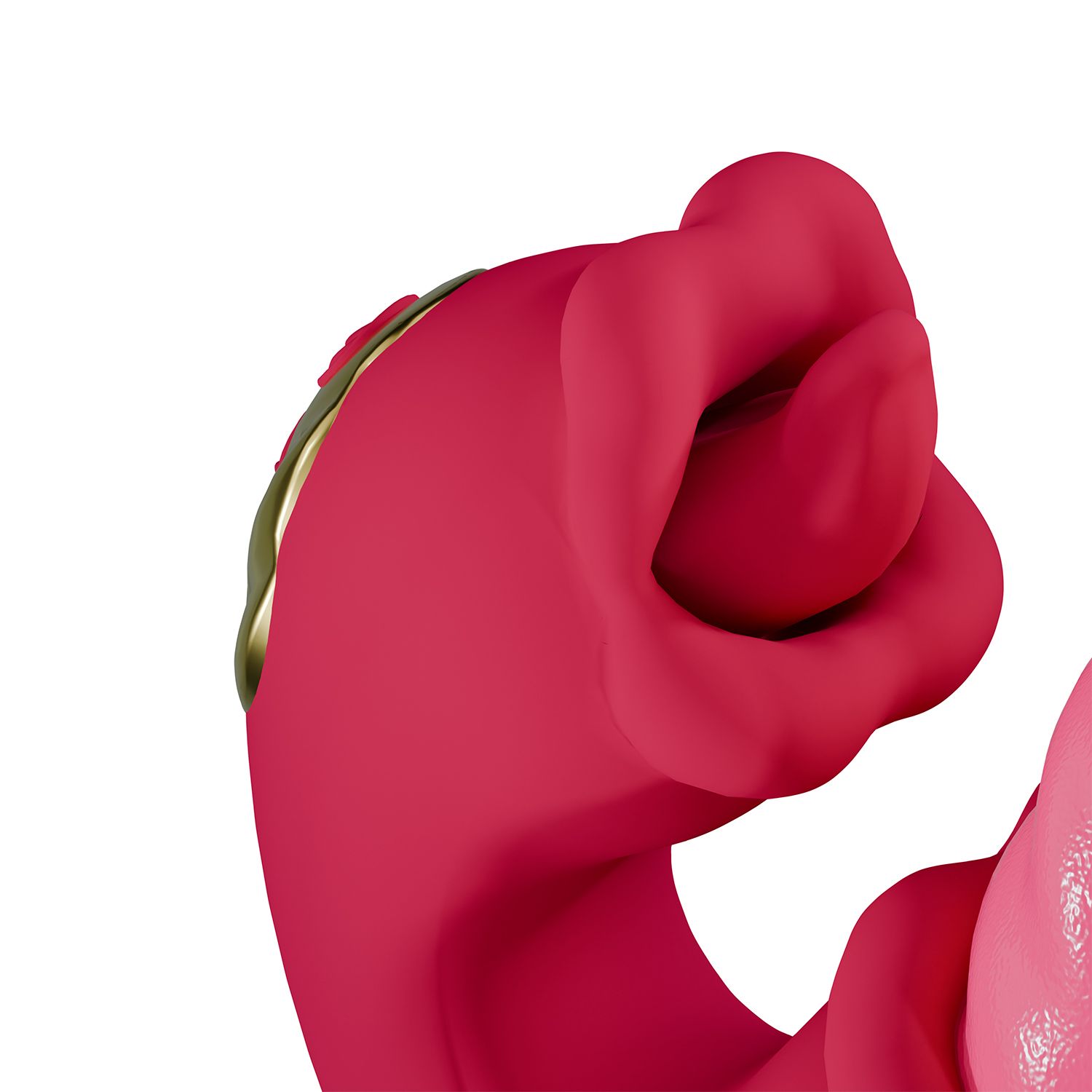 Teazers – Double Tongue Vibrator – Roze foto 4