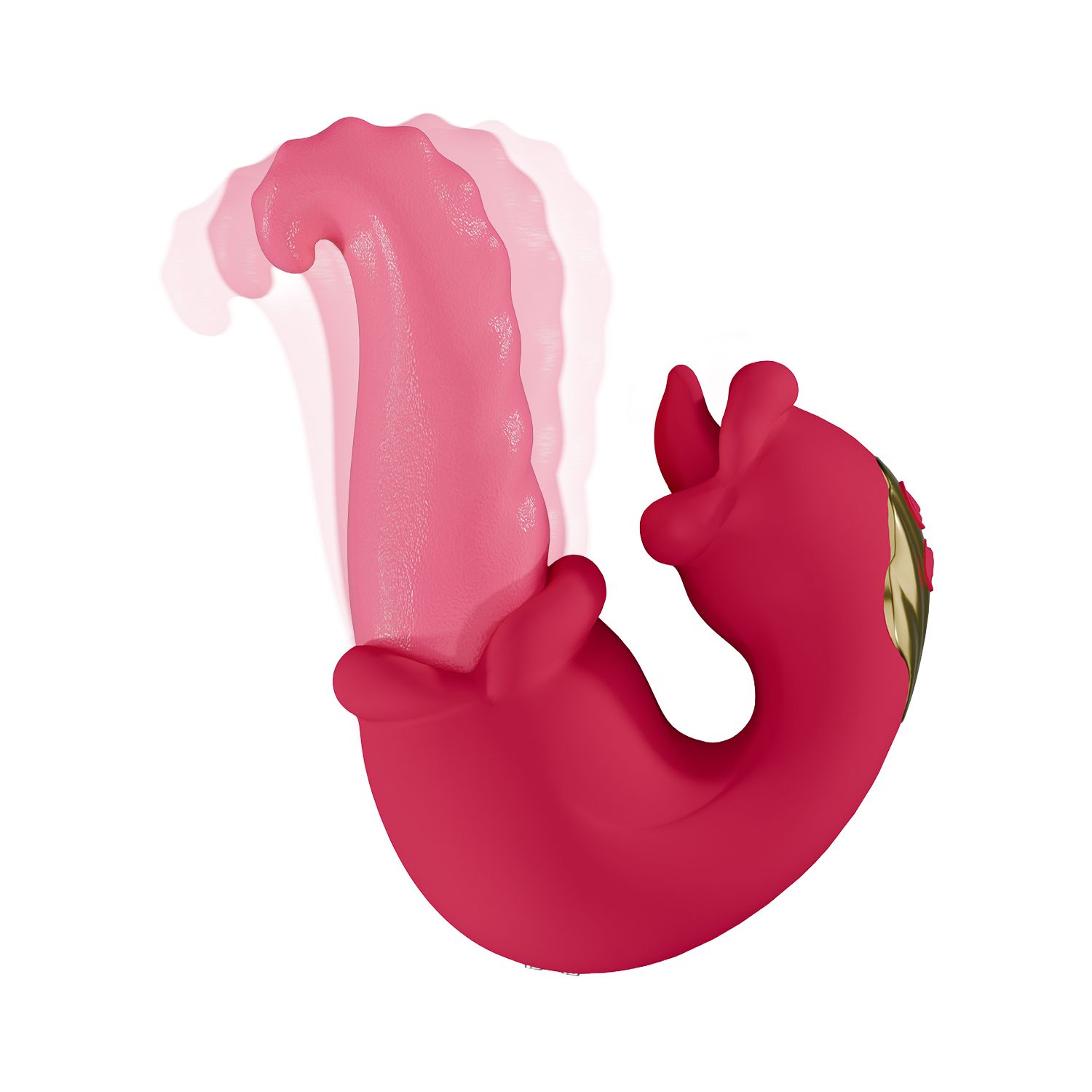 Teazers – Double Tongue Vibrator – Roze foto 2