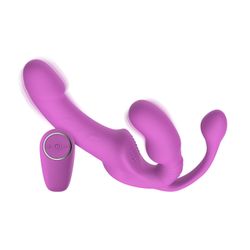 Teazers – Strapless Strap-On mit Analplug – Pink