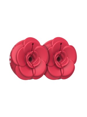 Teazers - Vibrating Nipple Clamps - Rood
