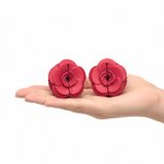 Teazers - Vibrating Nipple Clamps - Rood