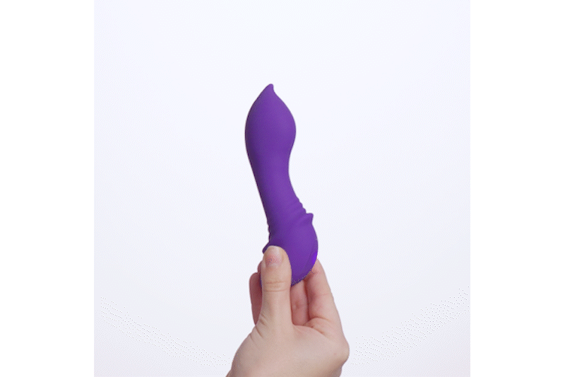 Teazers – Curling Mini Vibrator – Midnight Violet foto 2