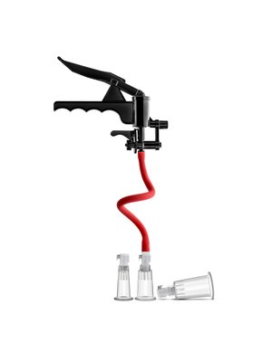 Temptasia - Clitoris- En Tepel Vacuüm Zuigers Complete Set Met Grippomp