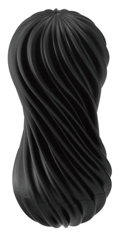 Tenga - Flex Masturbation Sleeve Rocky Black