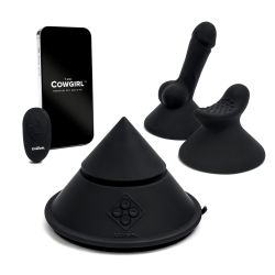 The Cowgirl - Cone Sexmaschine mit Aufsätzen