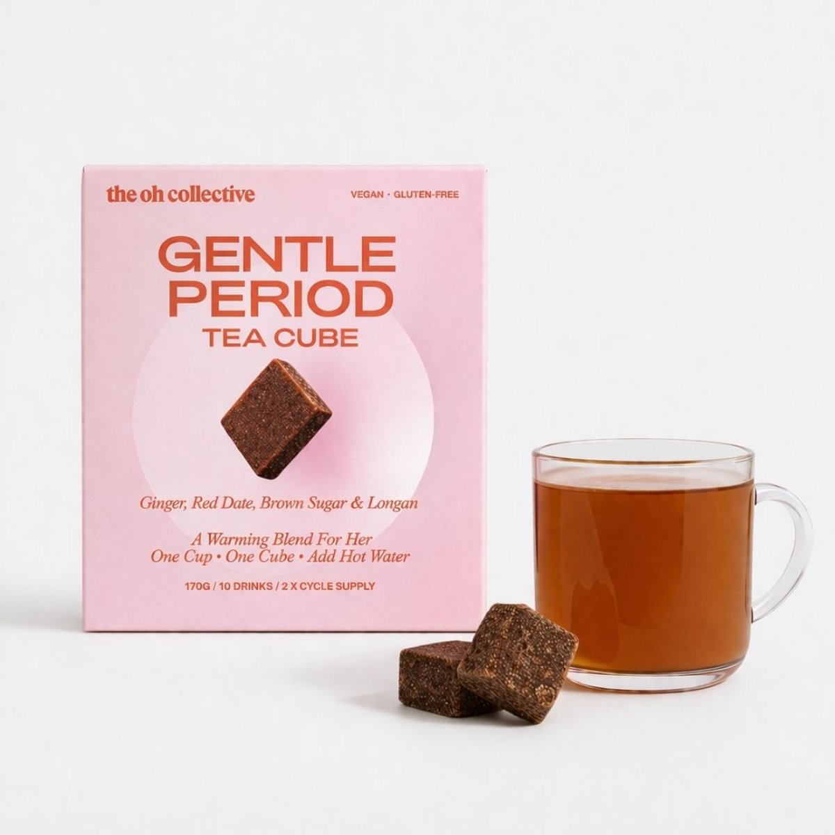 The Oh Collective - Gentle Period Theeblokjes - 10 Stuks The Oh Collective - Gentle Period Theeblokjes - 10 Stuks