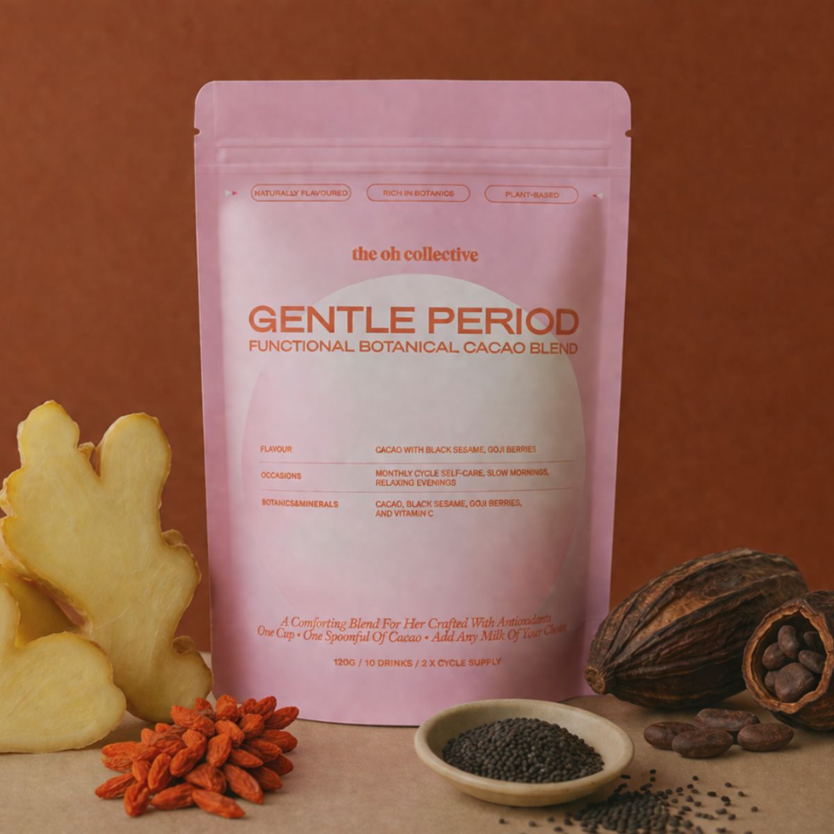 The Oh Collective - Gentle Period Cacao - 120 g foto 13