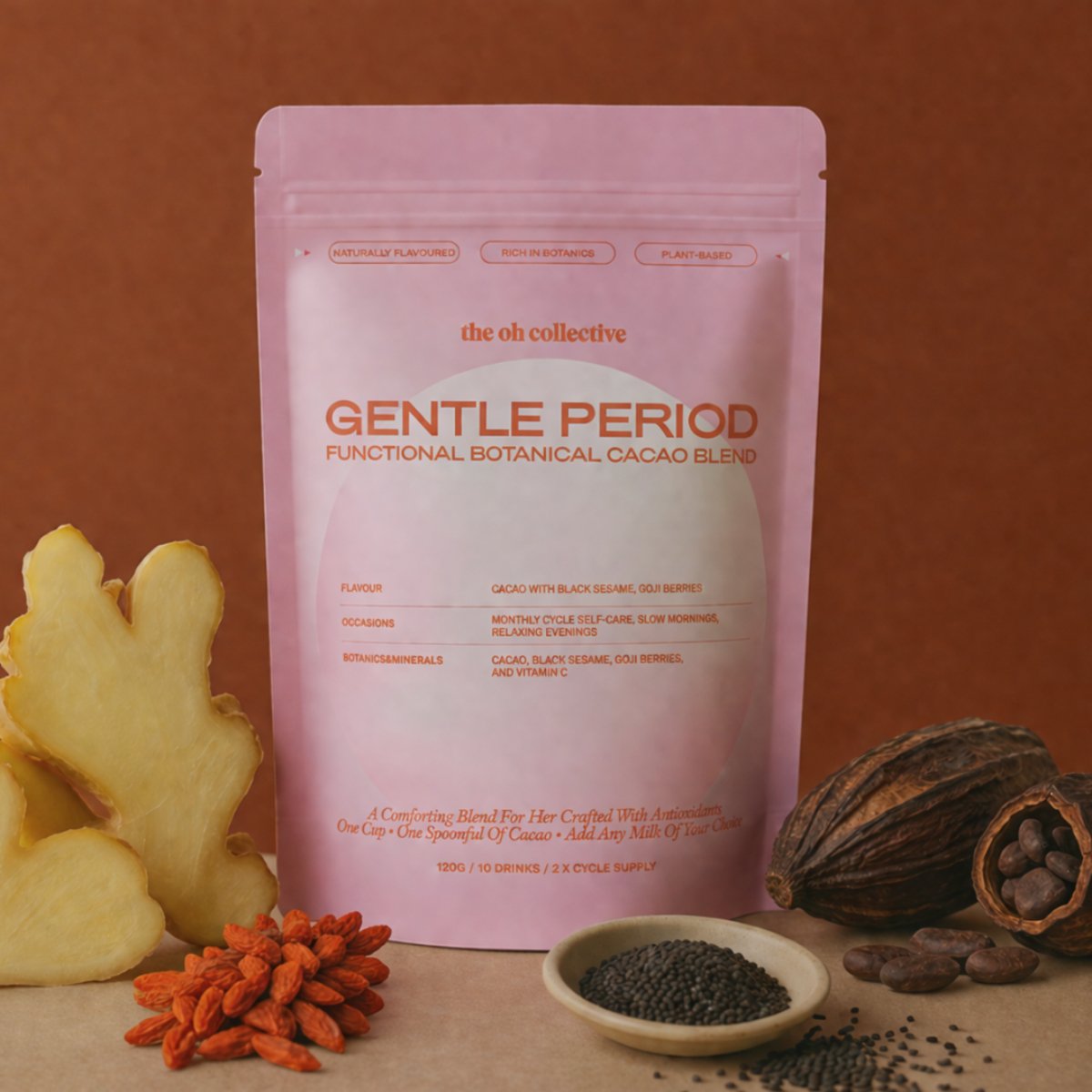 The Oh Collective - Gentle Period Cacao - 120 g