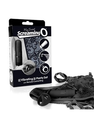 Slip vibrator met slip en afstandsbediening - Zwart