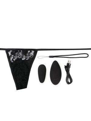 The Screaming O - Premium Ergonomic Remote Panty Set Zwart