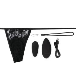 The Screaming O - Premium Ergonomic Remote Panty Set Black