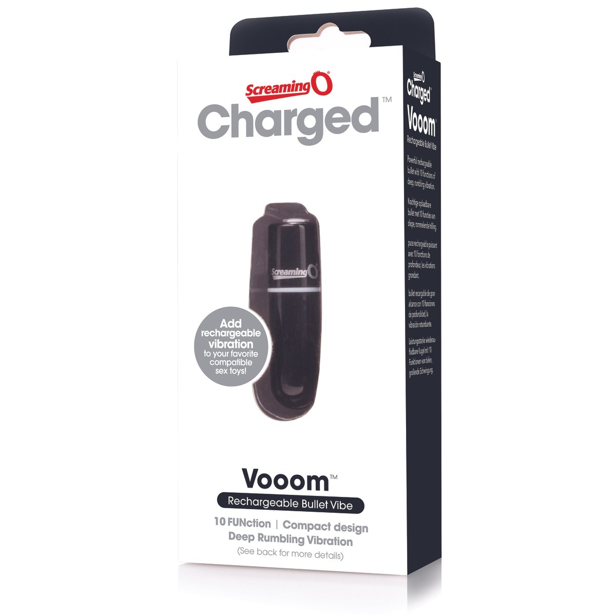 The Screaming O - Charged Vooom Bullet Vibe Zwart