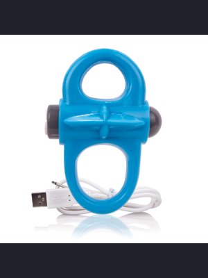 The Screaming O - Charged Yoga Vibe Ring Blauw