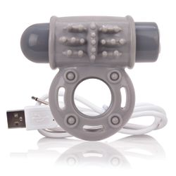 The Screaming O - Charged OWow Vibe Ring Grey