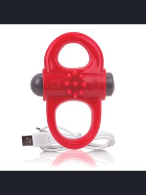 The Screaming O - Charged Yoga Vibe Ring Rood