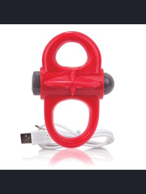 The Screaming O - Charged Yoga Vibe Ring Rood