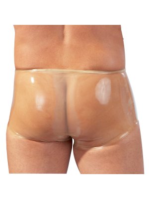Latex Boxer Met Penissleeve - Transparant