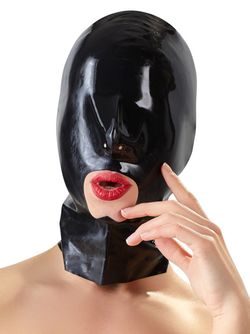 Masque en latex noir