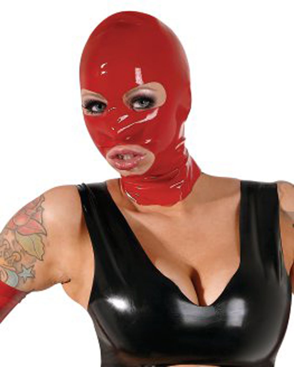 Latex Mask red - EasyToys