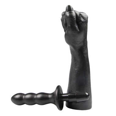 The Hand Vac-U-Lock Dildo - Zwart - EasyToys