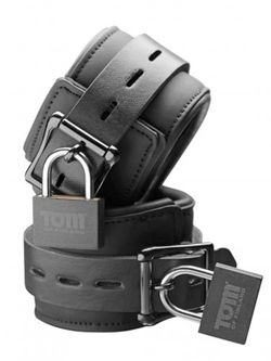 Tom of Finland Neoprene Wrist cuffs w/ locks