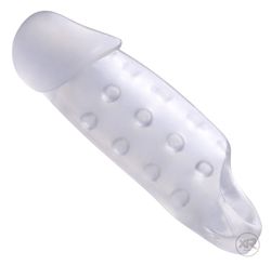 Amplificateur de pénis transparent et lisse - Manchon transparent