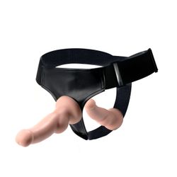 Dual Strap-On Harness with Detachable Dildos