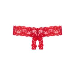 Underneath - Kyra Crotchless Thong - Red