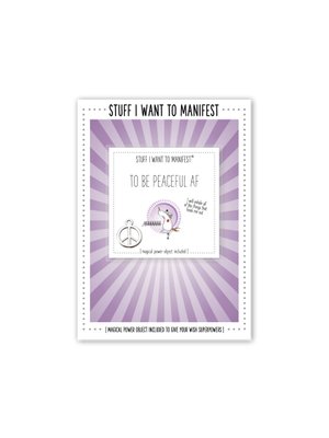 Warm Human - Manifest Greeting Card - Peaceful AF