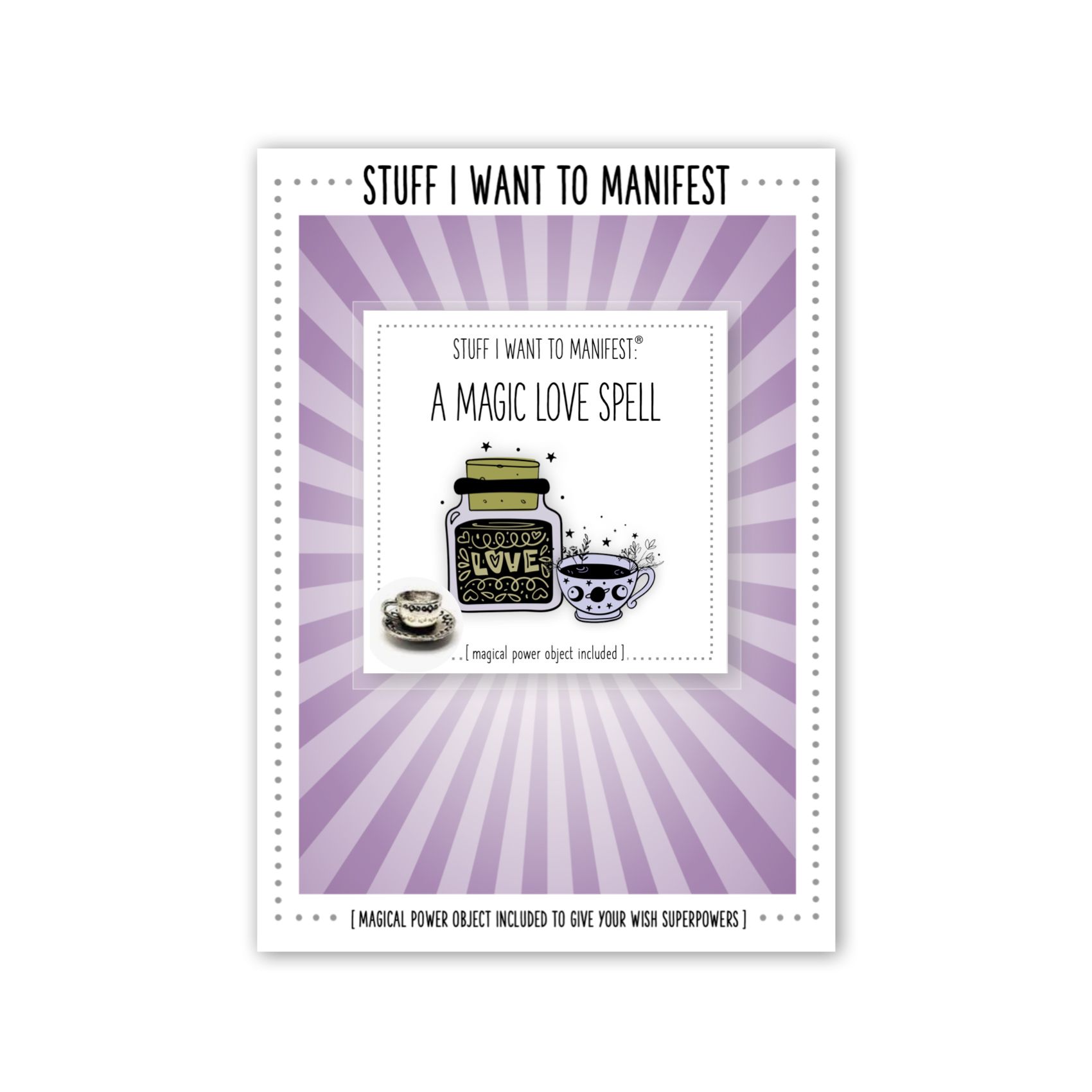 WARM HUMAN – Manifest Greeting Card – Love Spell