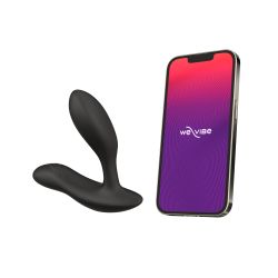 Vector+ Vibromasseur prostatique connecté à une application et avec télécommande - Noir