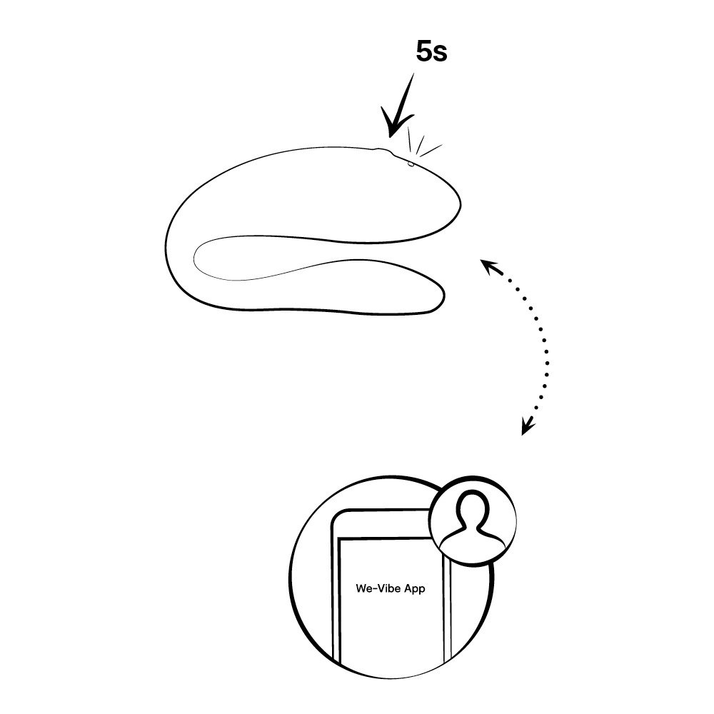We-Vibe Sync Lite met App - Aqua