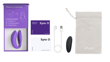 Sync O by We-Vibe in Bright Purple