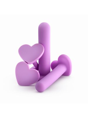 Wellness - Siliconen Vagina Dilator Set - Paars
