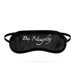 "Be Naughty" Eye Mask - Black