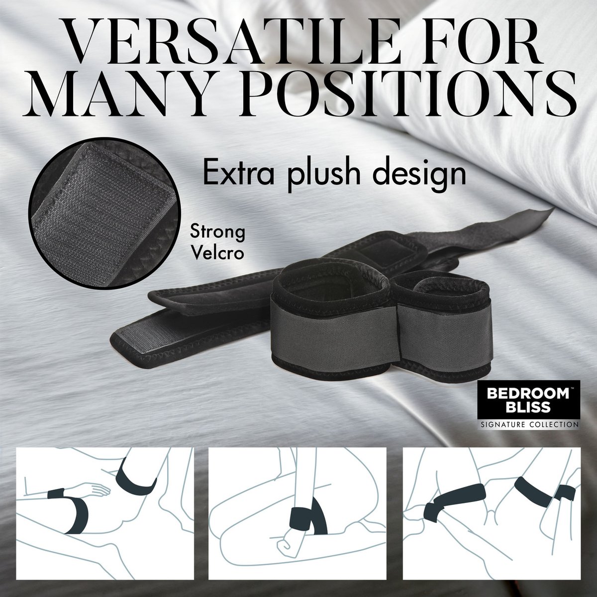 XR Brands - Pols- en Enkelboeien - Zwart