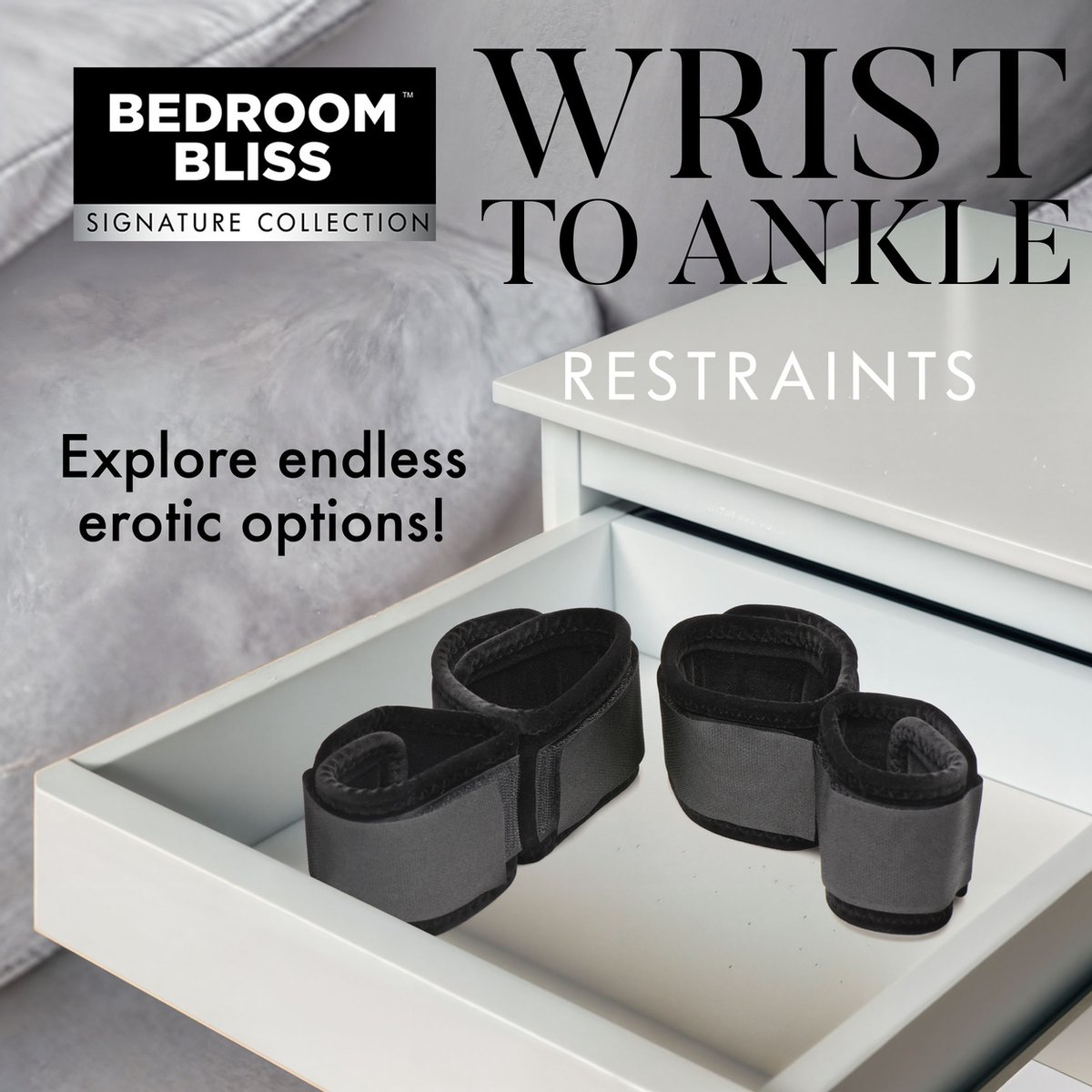 XR Brands - Pols- en Enkelboeien - Zwart