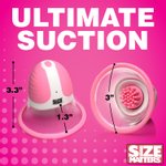 SIZE MATTERS - Roterende Tepelzuigers - 4 Opzetstukken